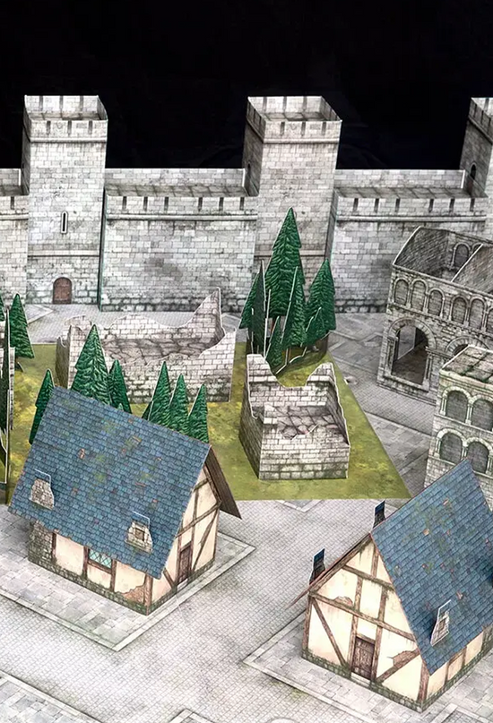 Printable Paper Rpg Terrain Foldable Terrain for Wargames & RPGs | Acid House Terrain