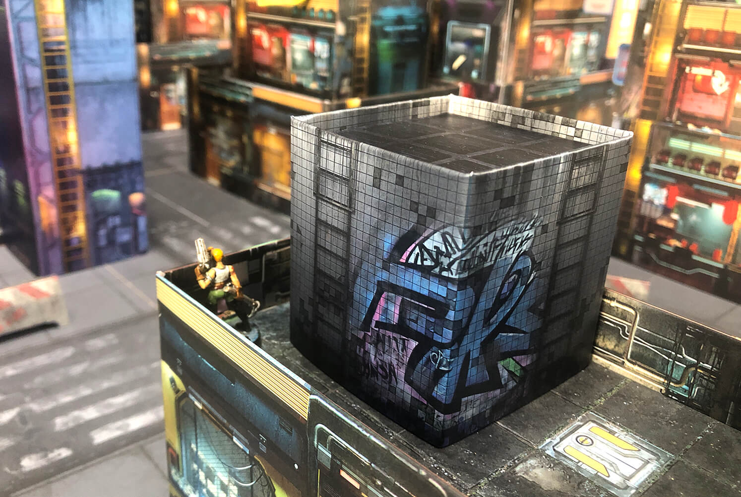 Cyberpunk terrain for RPGs & Wargames | Acid House Terrain