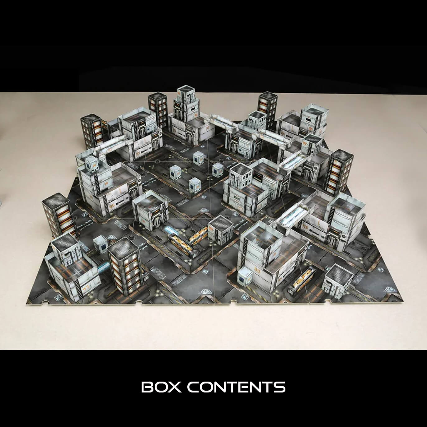 Wargaming Terrain Industrial 5 Pack - Sci-Fi Tabletop Buildings For Warhammer 40K
